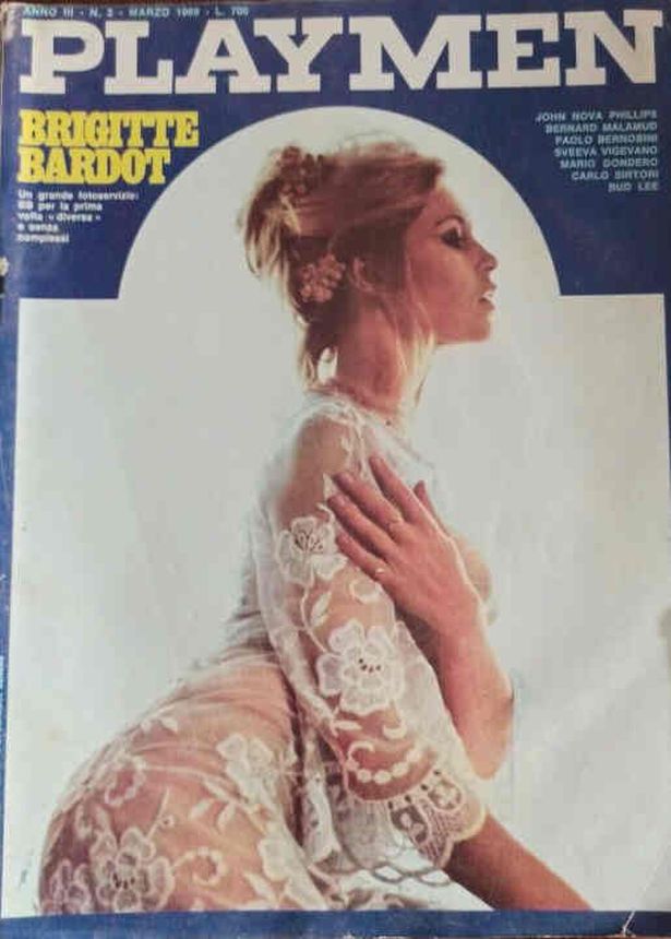PLAYMEN magazine side cover  March 1969