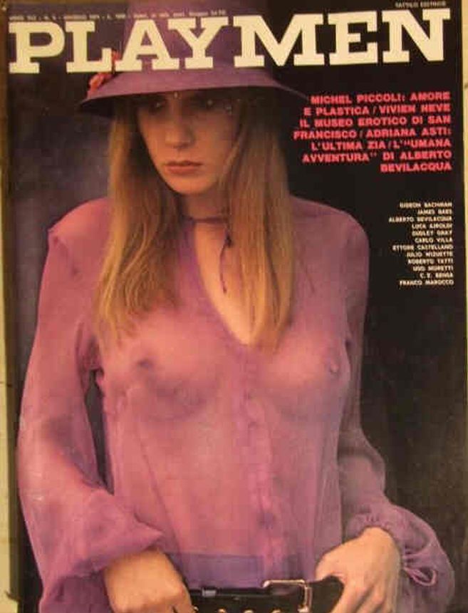 PLAYMEN magazine side cover  May 1974