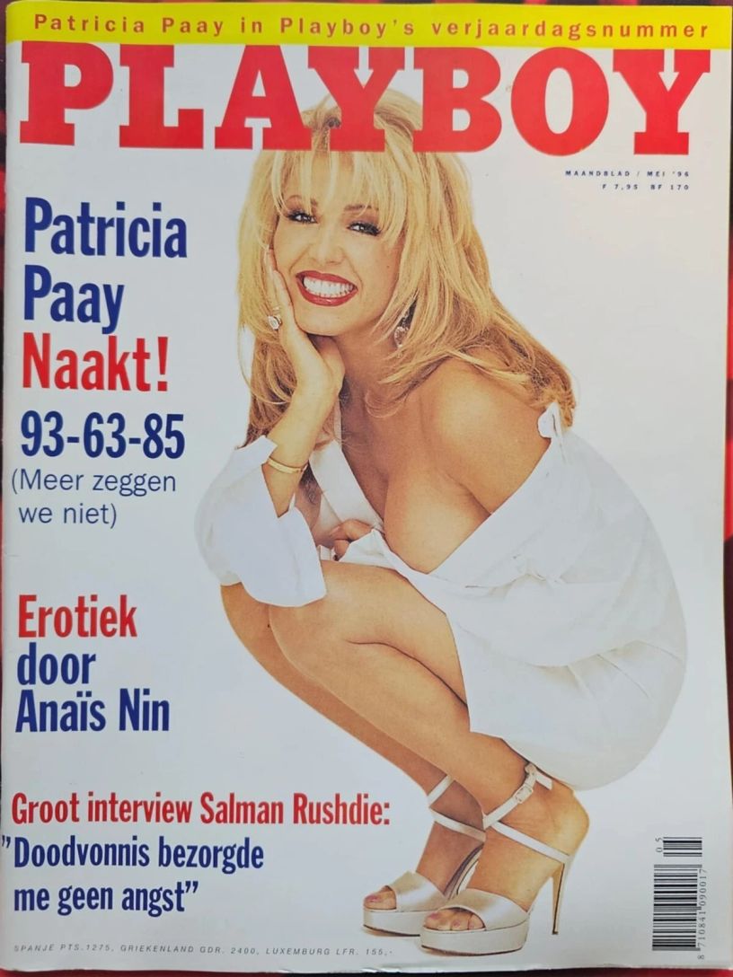 PLAYBOY NETHERLANDS magazine side cover  May 1996