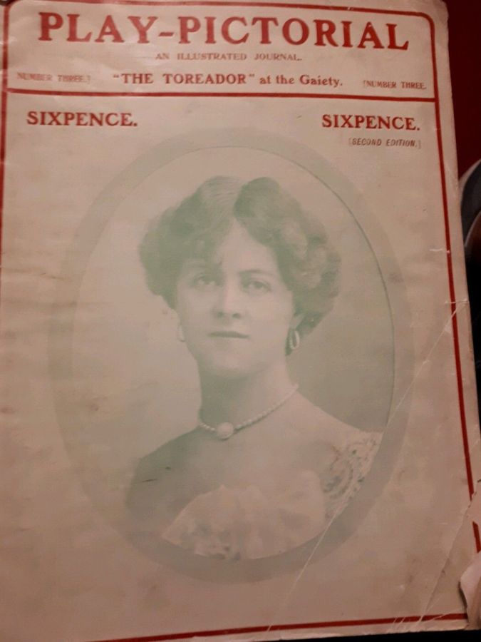 PLAY PICTORIAL magazine side cover Issue 3   1902