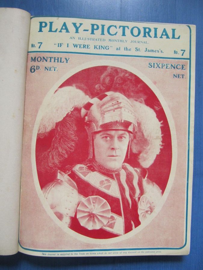 PLAY PICTORIAL magazine side cover Issue 7   1903