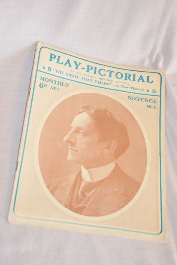 PLAY PICTORIAL magazine side cover Issue 9 April 1903