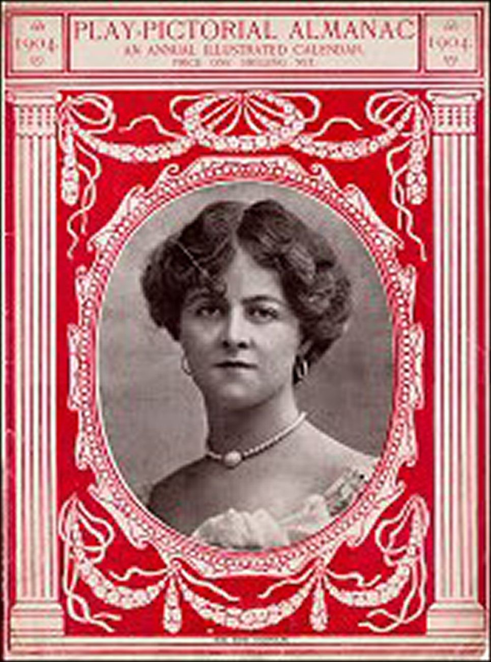 PLAY PICTORIAL magazine side cover  Almanac   1904