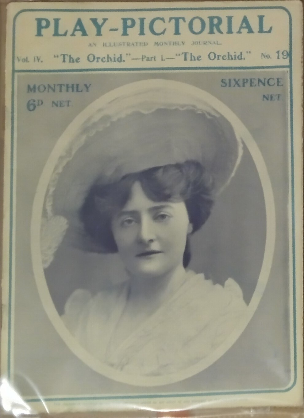 PLAY PICTORIAL magazine side cover Issue 19  Vol 4   1905