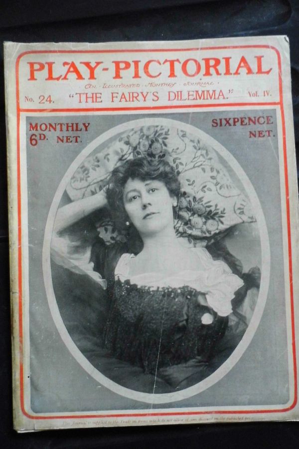 PLAY PICTORIAL magazine side cover Issue 24  Vol 4   1905