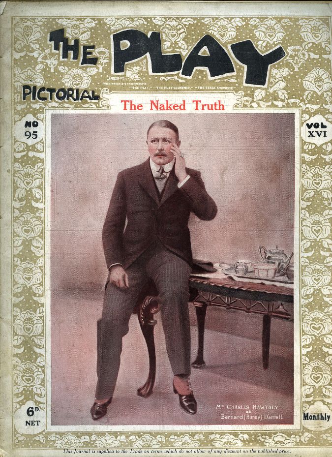 PLAY PICTORIAL magazine side cover Issue 95   1910