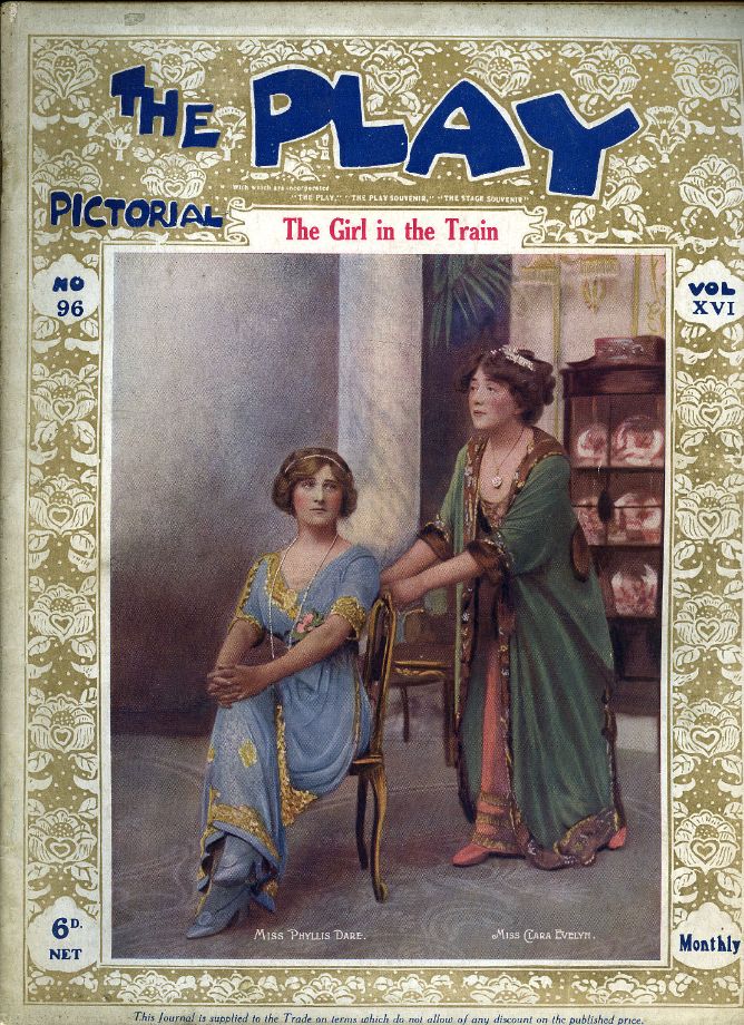 PLAY PICTORIAL magazine side cover Issue 96   1910