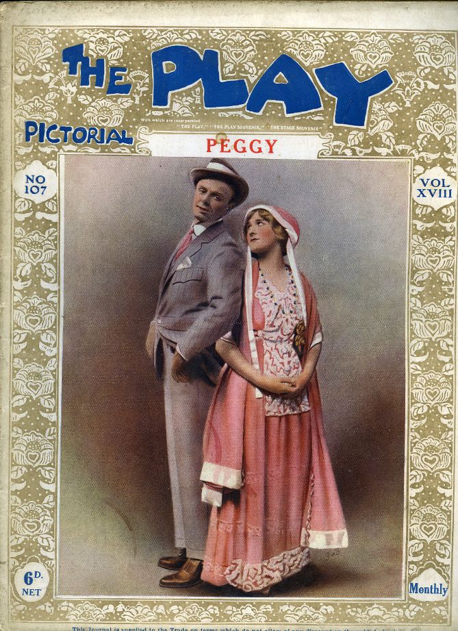 PLAY PICTORIAL magazine side cover Issue 107   1911