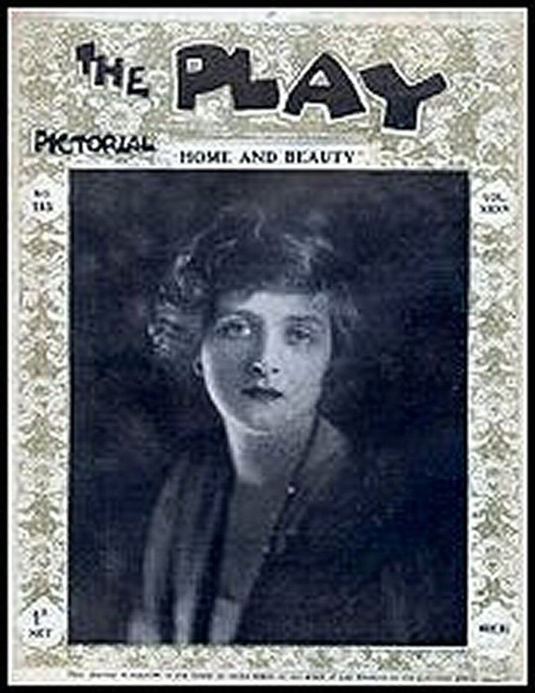 PLAY PICTORIAL magazine side cover Issue 213   1919