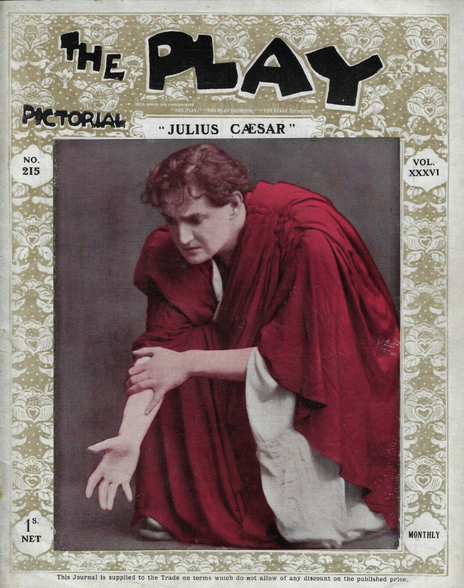 PLAY PICTORIAL magazine side cover Issue 215   1919
