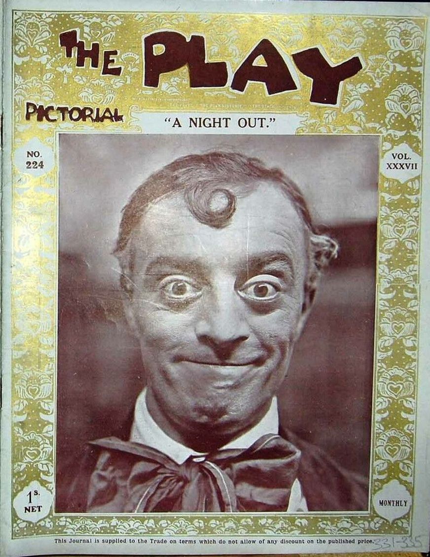 PLAY PICTORIAL magazine side cover Issue 224   1919