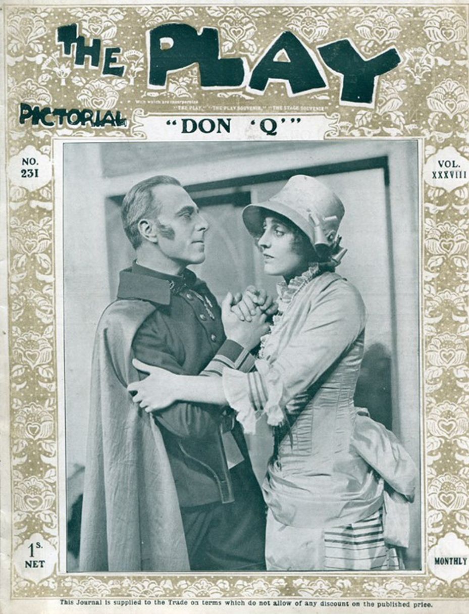 PLAY PICTORIAL magazine side cover Issue 231   1920