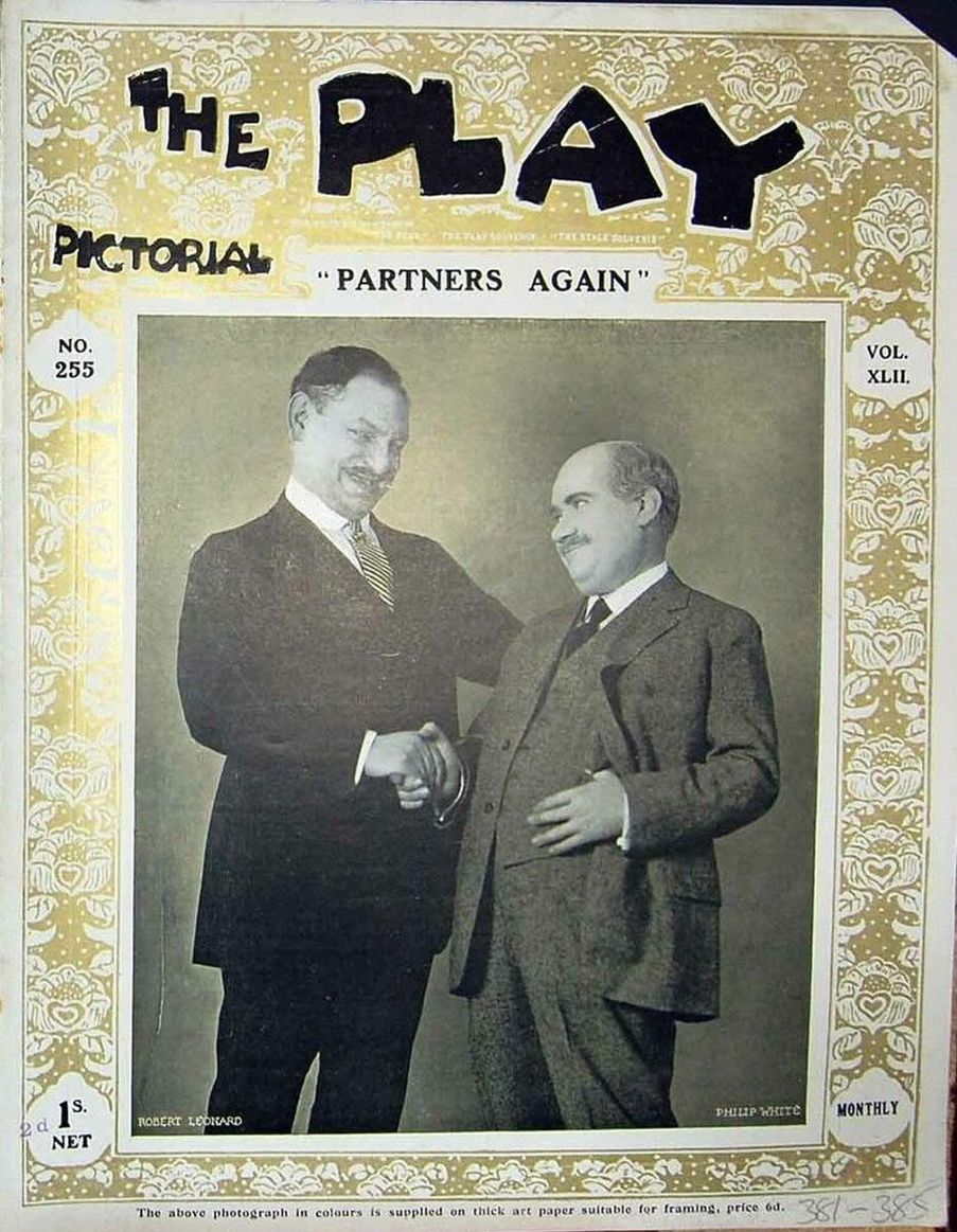 PLAY PICTORIAL magazine side cover Issue 255   1923