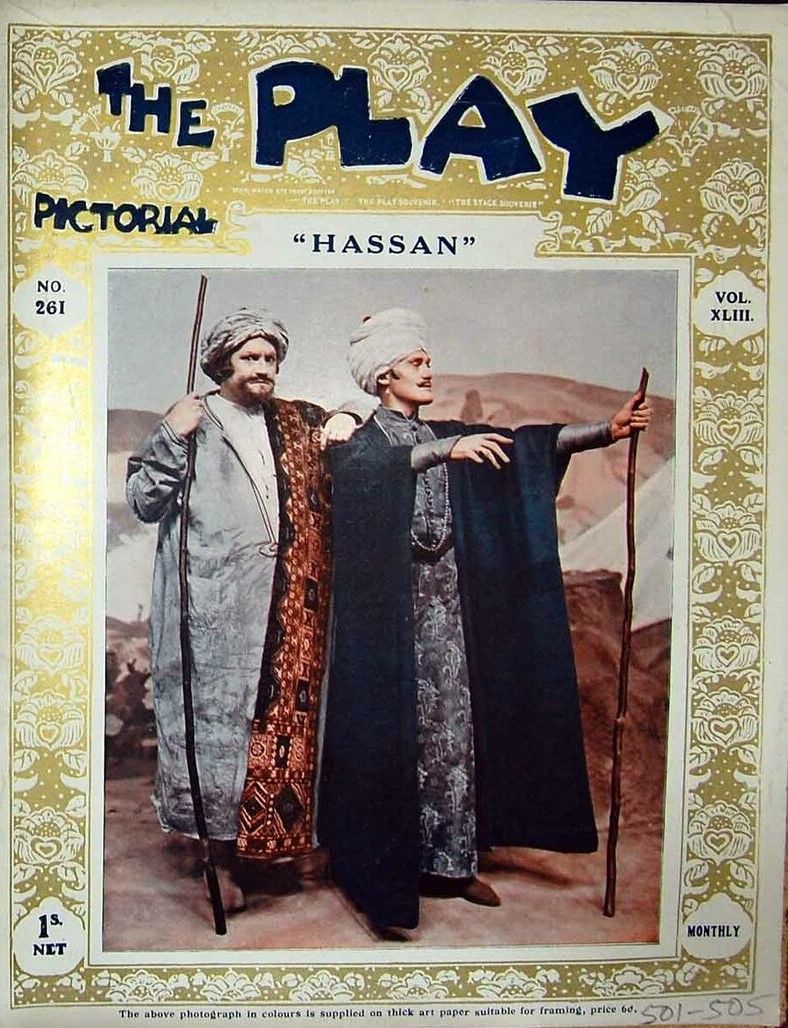 PLAY PICTORIAL magazine side cover Issue 261   1923