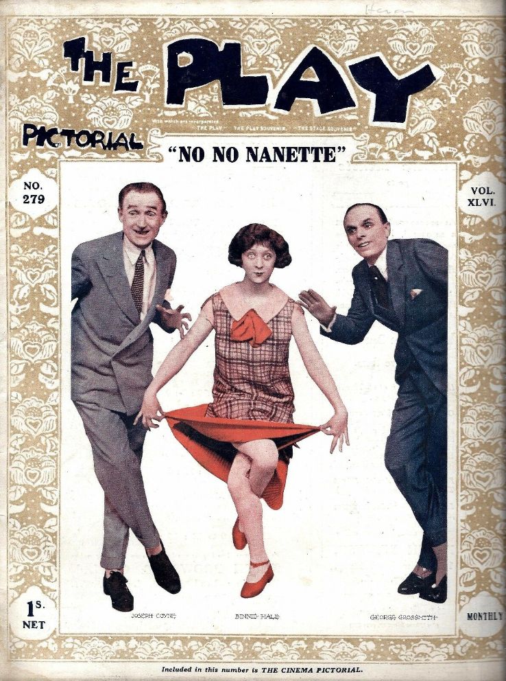 PLAY PICTORIAL magazine side cover Issue 279   1925