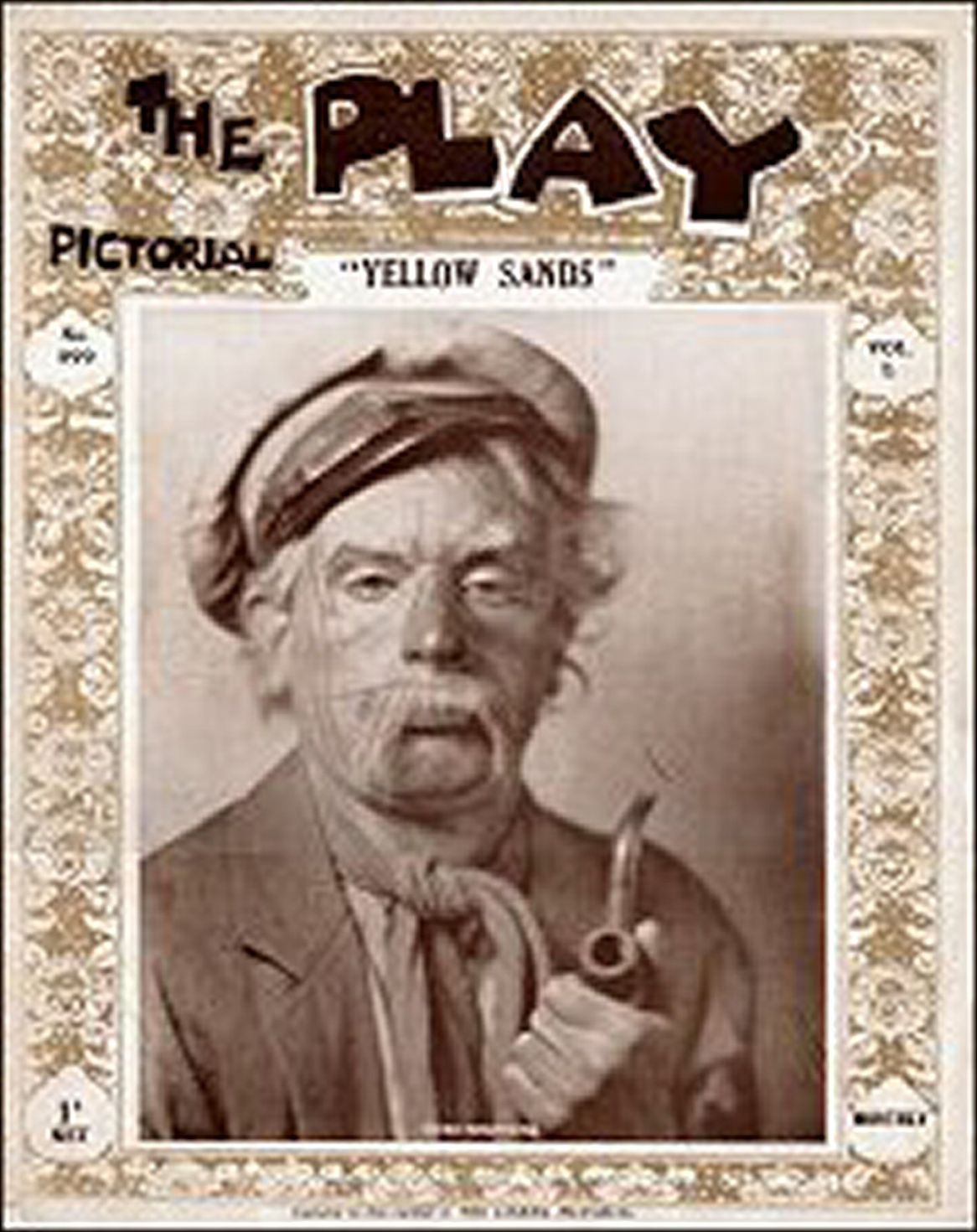 PLAY PICTORIAL magazine side cover Issue 299  February 1927