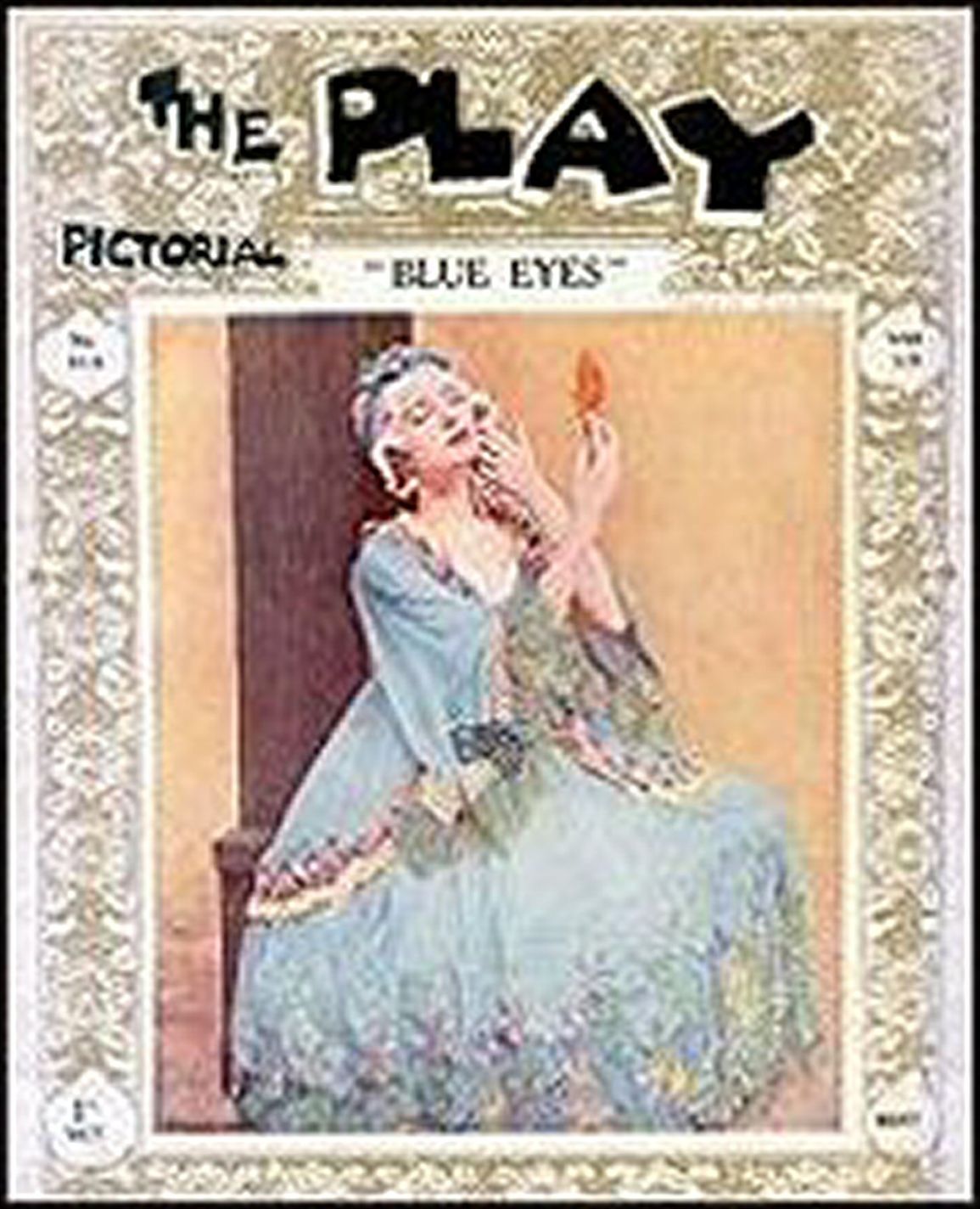 PLAY PICTORIAL magazine side cover Issue 315  June 1928