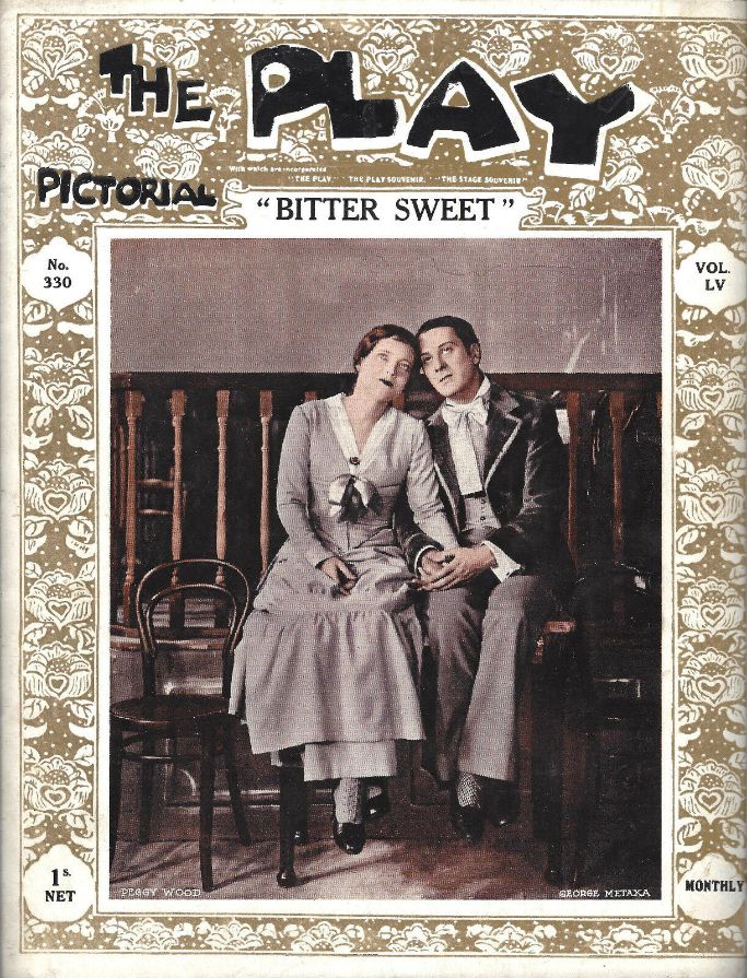PLAY PICTORIAL magazine side cover Issue 330  September 1929