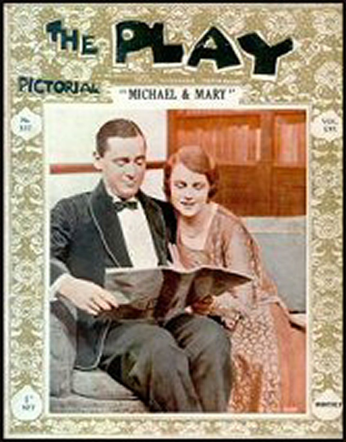 PLAY PICTORIAL magazine side cover Issue 337  April 1930