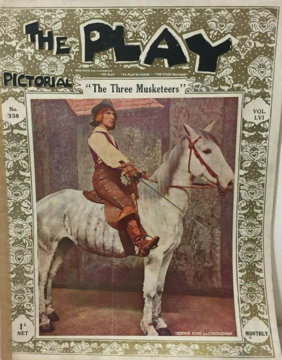 PLAY PICTORIAL magazine side cover Issue 338  May 1930