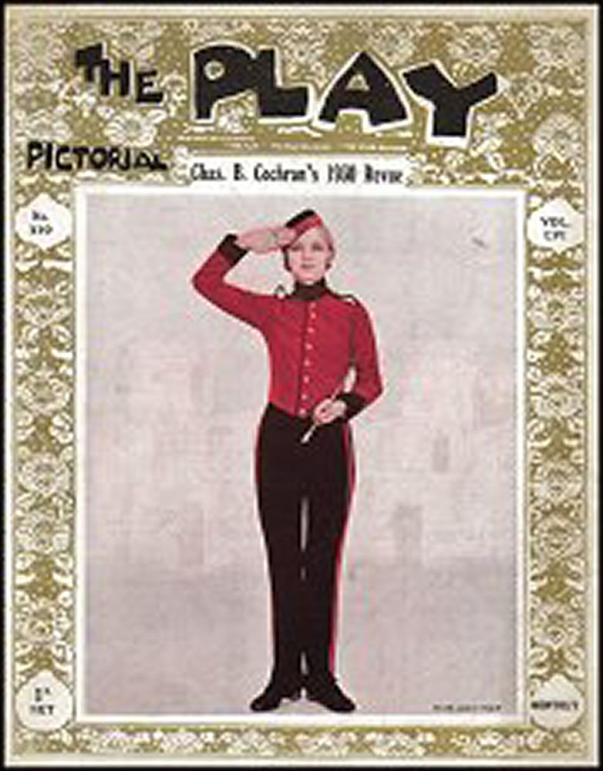 PLAY PICTORIAL magazine side cover Issue 339  June 1930