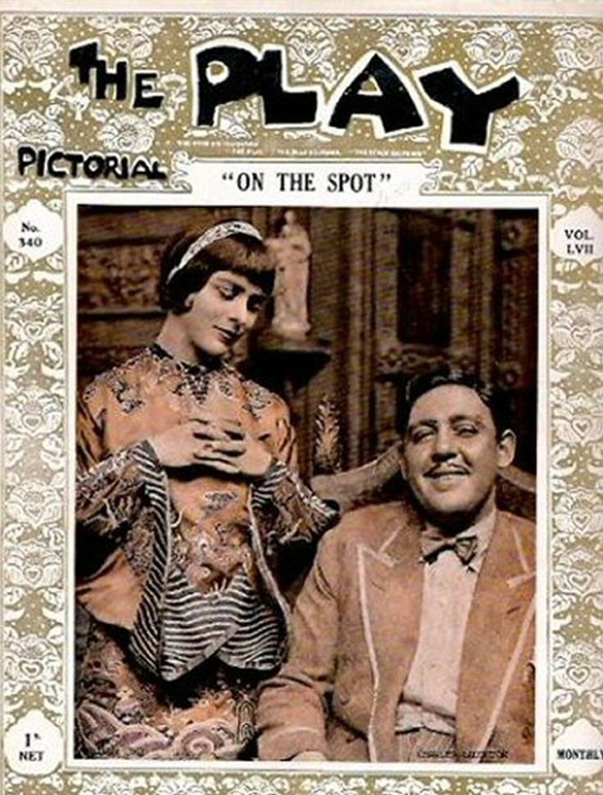 PLAY PICTORIAL magazine side cover Issue 340  July 1930
