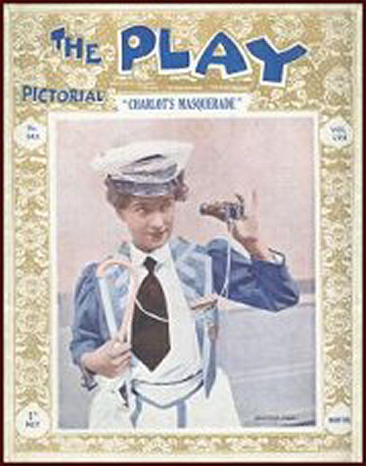 PLAY PICTORIAL magazine side cover Issue 343 October 1930