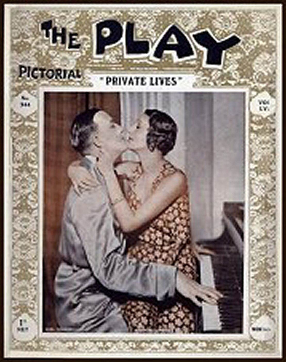 PLAY PICTORIAL magazine side cover Issue 344 November 1930