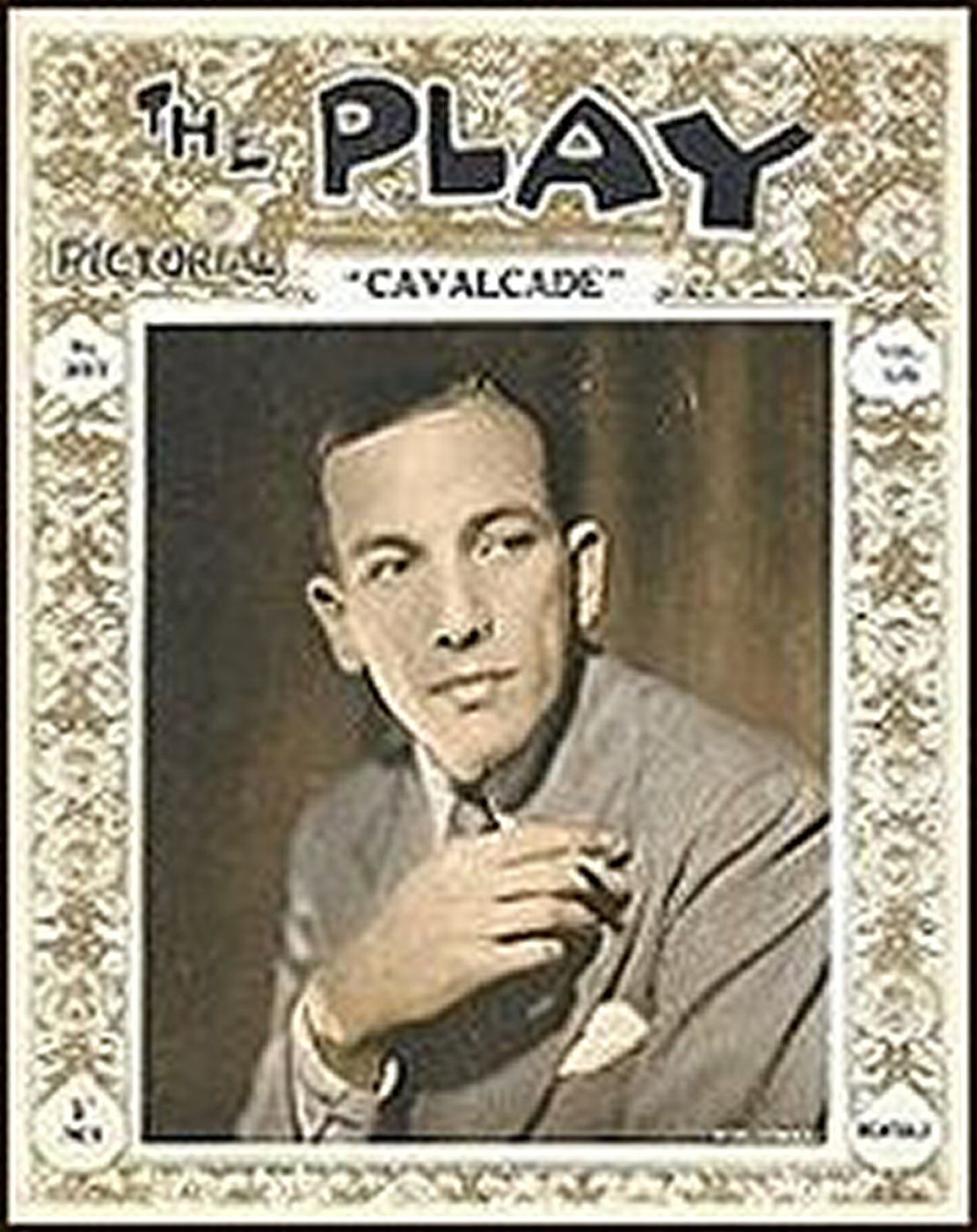 PLAY PICTORIAL magazine side cover Issue 357  December 1931
