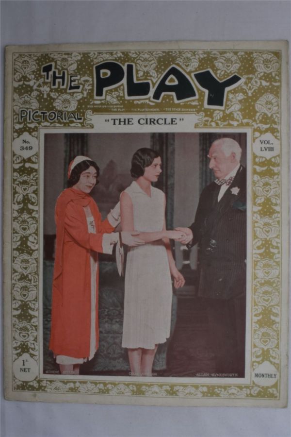 PLAY PICTORIAL magazine side cover Issue 349 April 1931