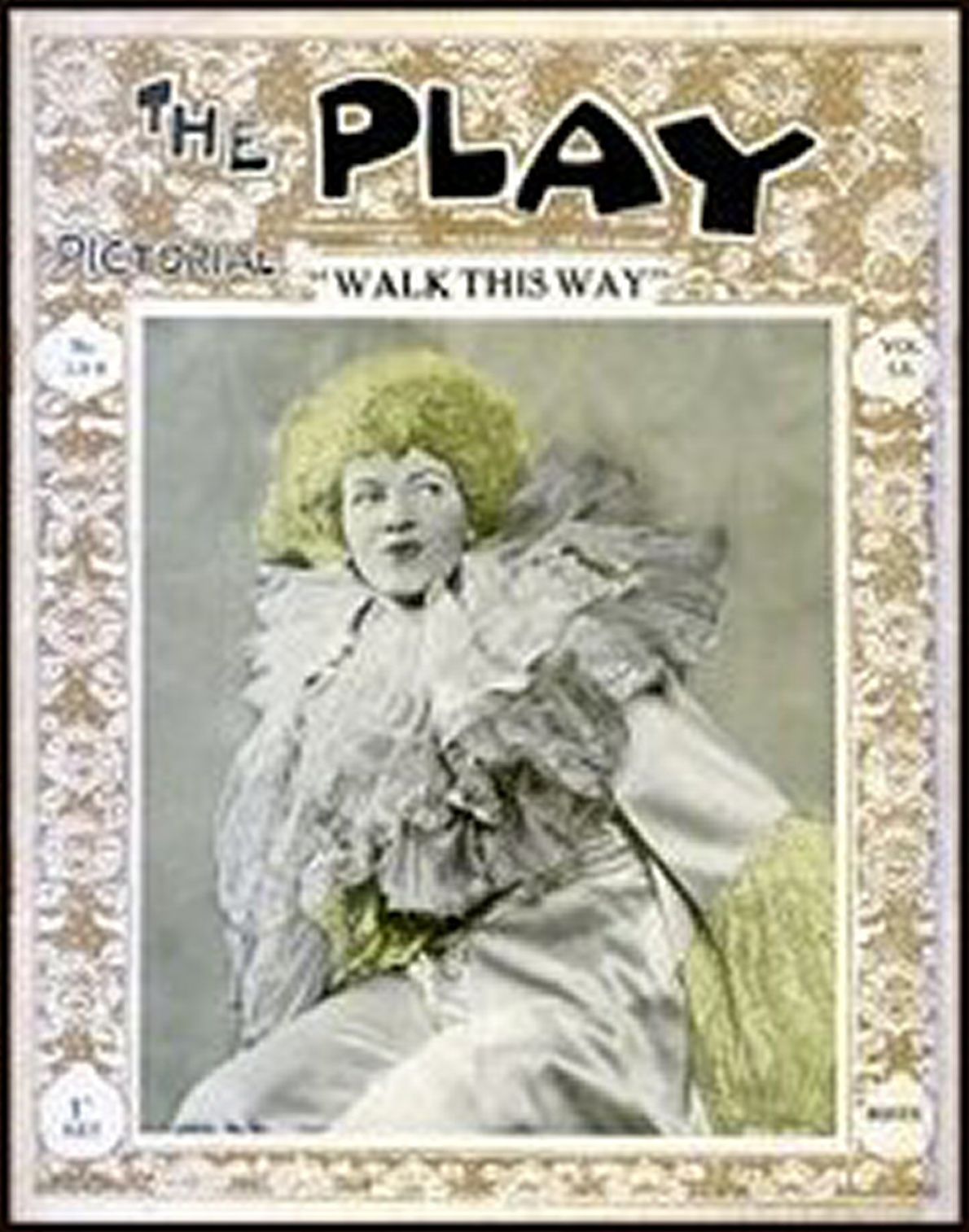 PLAY PICTORIAL magazine side cover Issue 359  February 1932
