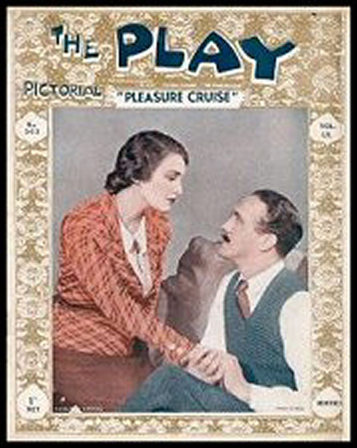 PLAY PICTORIAL magazine side cover Issue 363  June 1932