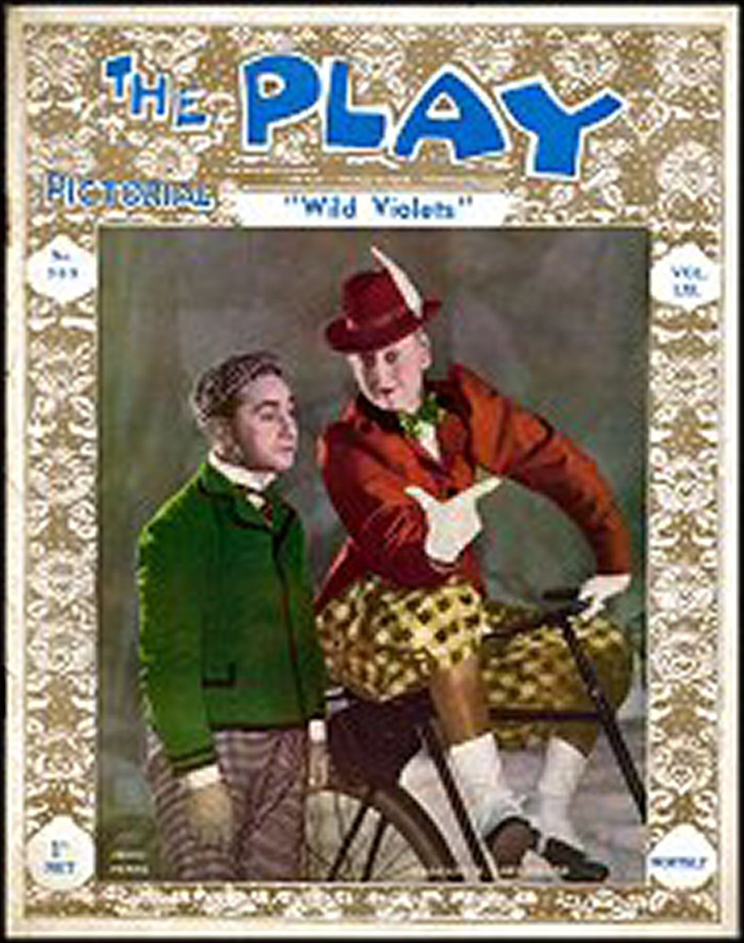 PLAY PICTORIAL magazine side cover Issue 369  December 1932
