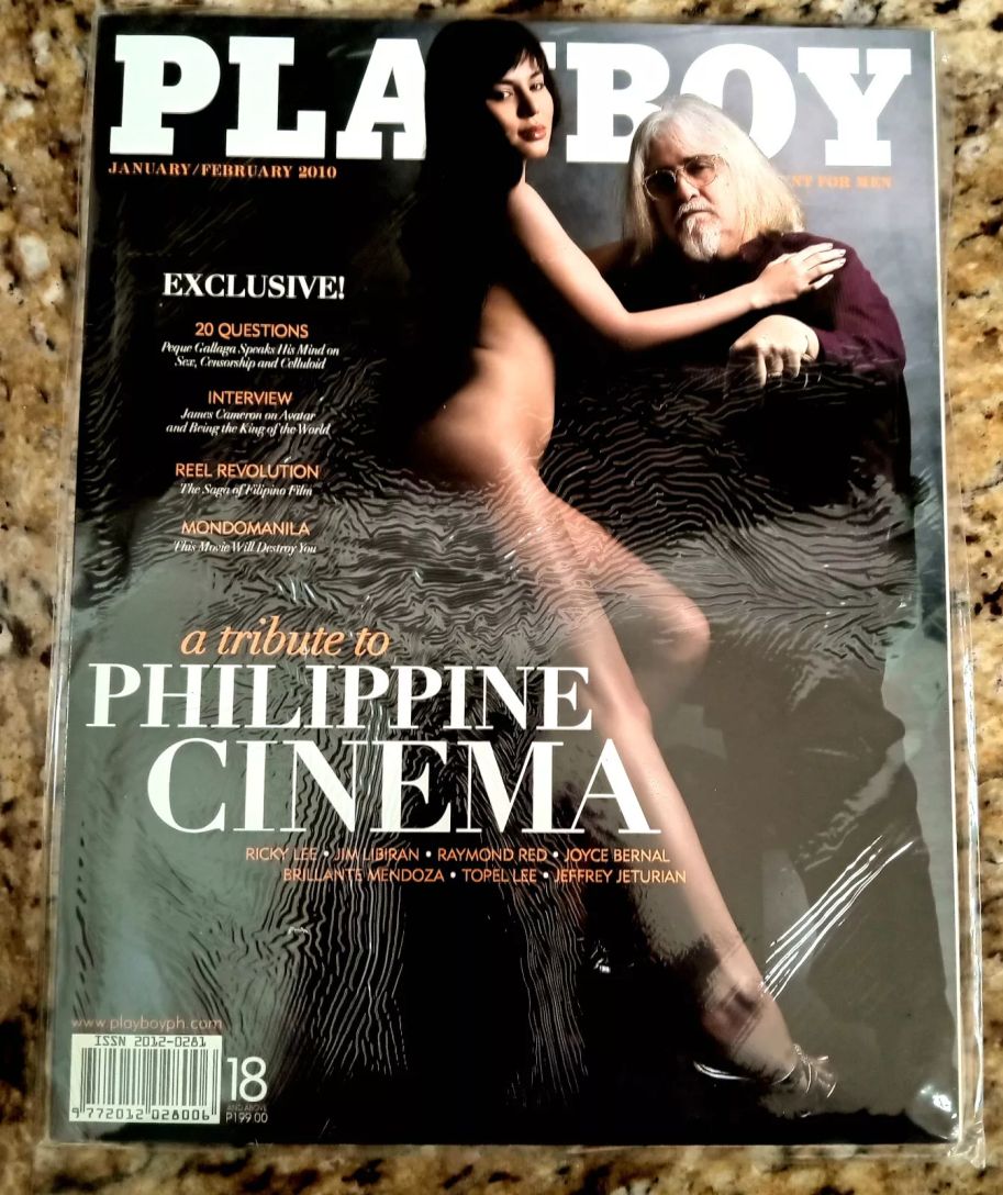 PLAYBOY PHILIPPINES magazine side cover  January/February 2010