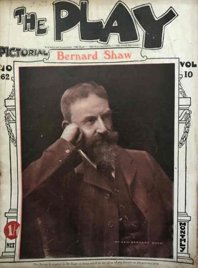PLAY PICTORIAL magazine side cover Issue 62   1907