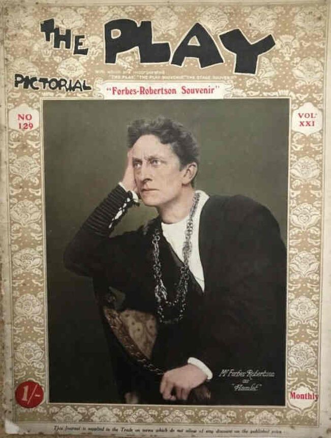 PLAY PICTORIAL magazine side cover Issue 129   1913