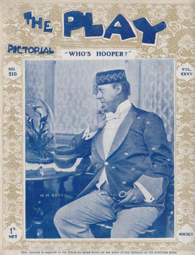 PLAY PICTORIAL magazine side cover Issue 210  September 1919