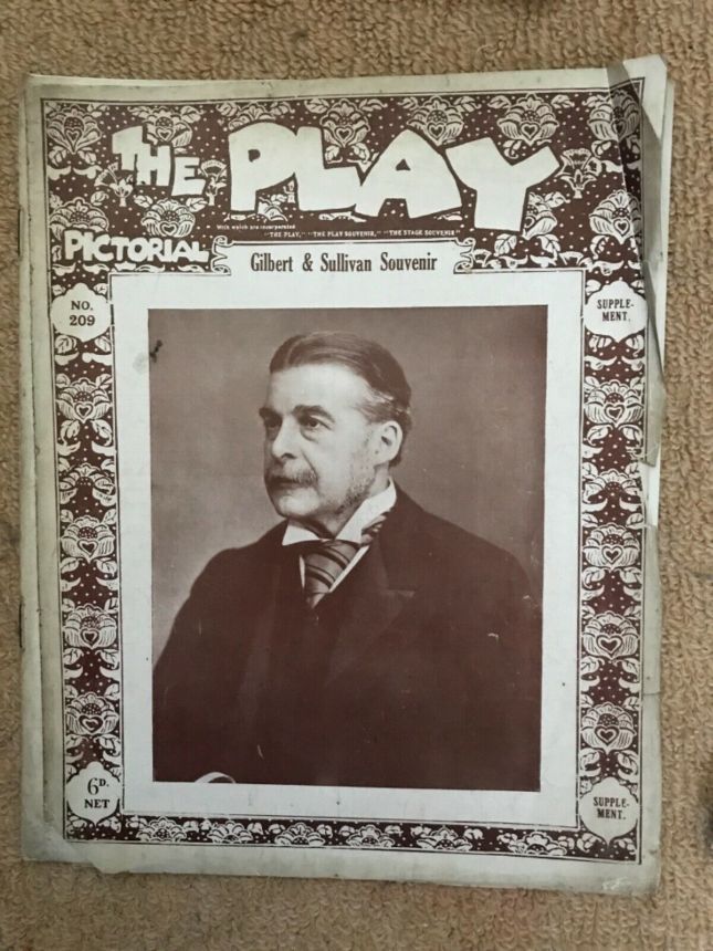PLAY PICTORIAL magazine side cover Issue 209   1919