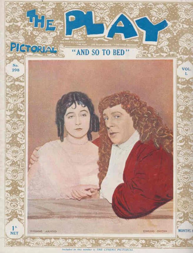 PLAY PICTORIAL magazine side cover Issue 298  January 1927