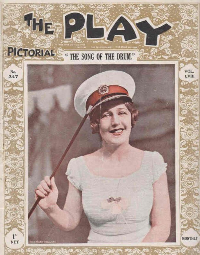 PLAY PICTORIAL magazine side cover Issue 347 February 1931