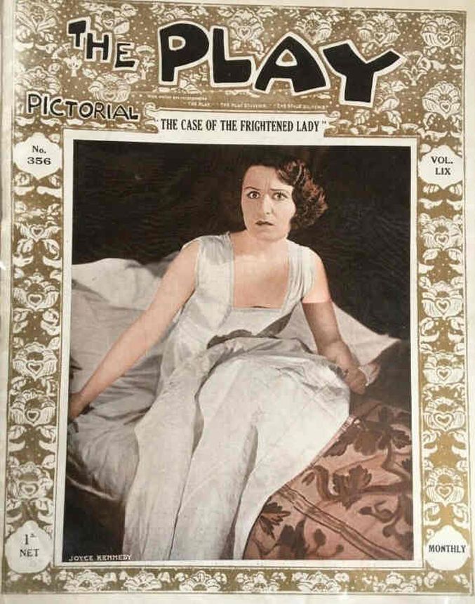 PLAY PICTORIAL magazine side cover Issue 356 November 1931