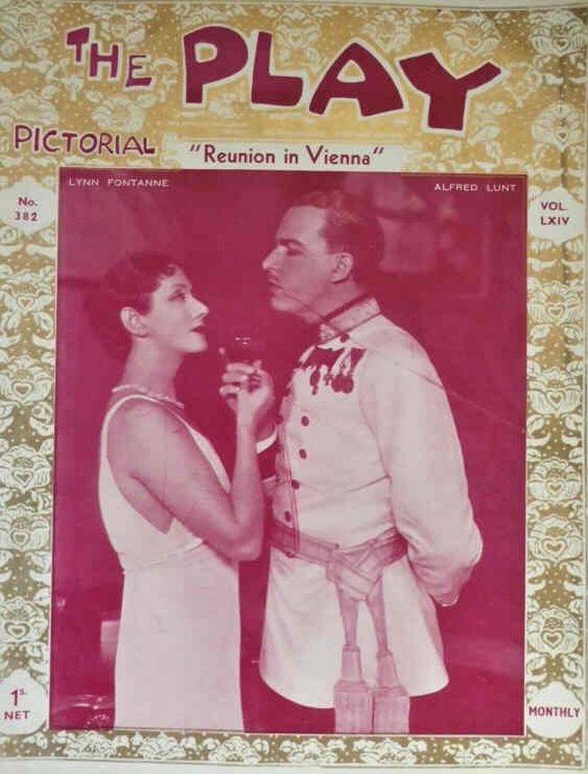 PLAY PICTORIAL magazine side cover Issue 382 February 1934
