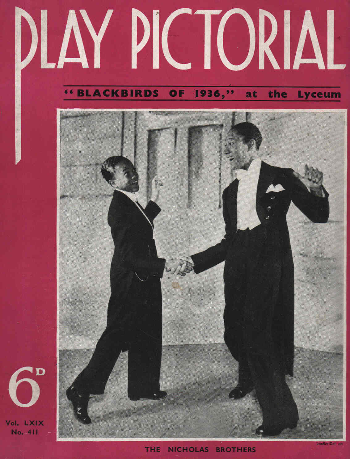 PLAY PICTORIAL magazine side cover Issue 411  1936