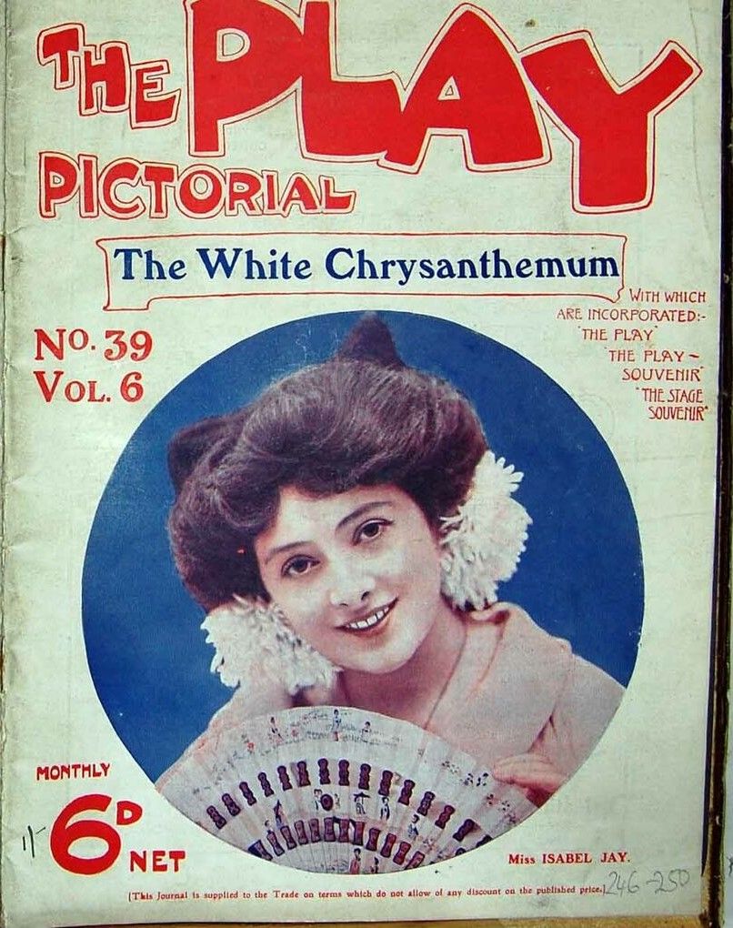 PLAY PICTORIAL magazine side cover Issue 39  Vol 6   1905