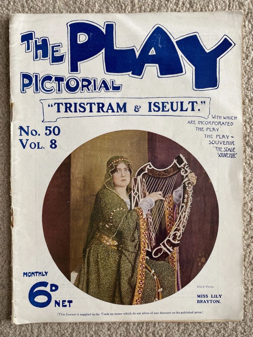 PLAY PICTORIAL magazine side cover Issue 50   1906