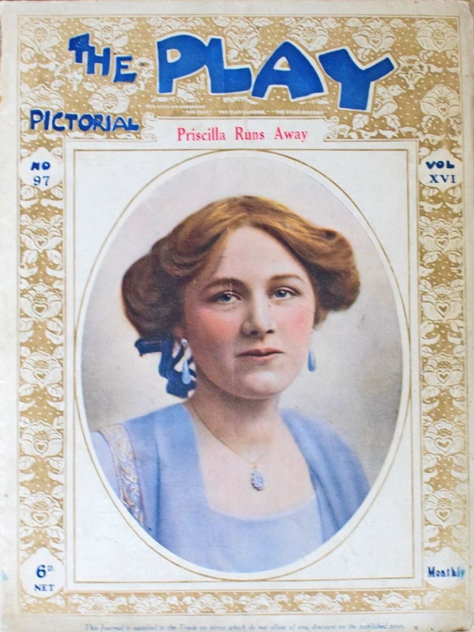 PLAY PICTORIAL magazine side cover Issue 97 28 June 1910
