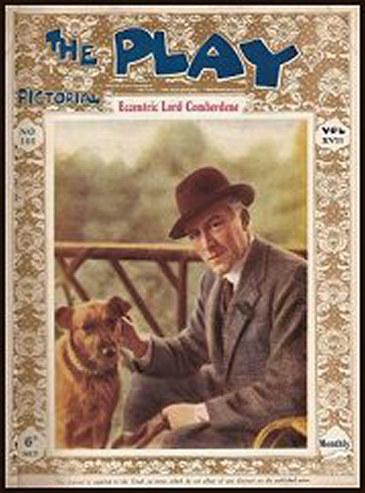 PLAY PICTORIAL magazine side cover Issue 101 19 November 1910