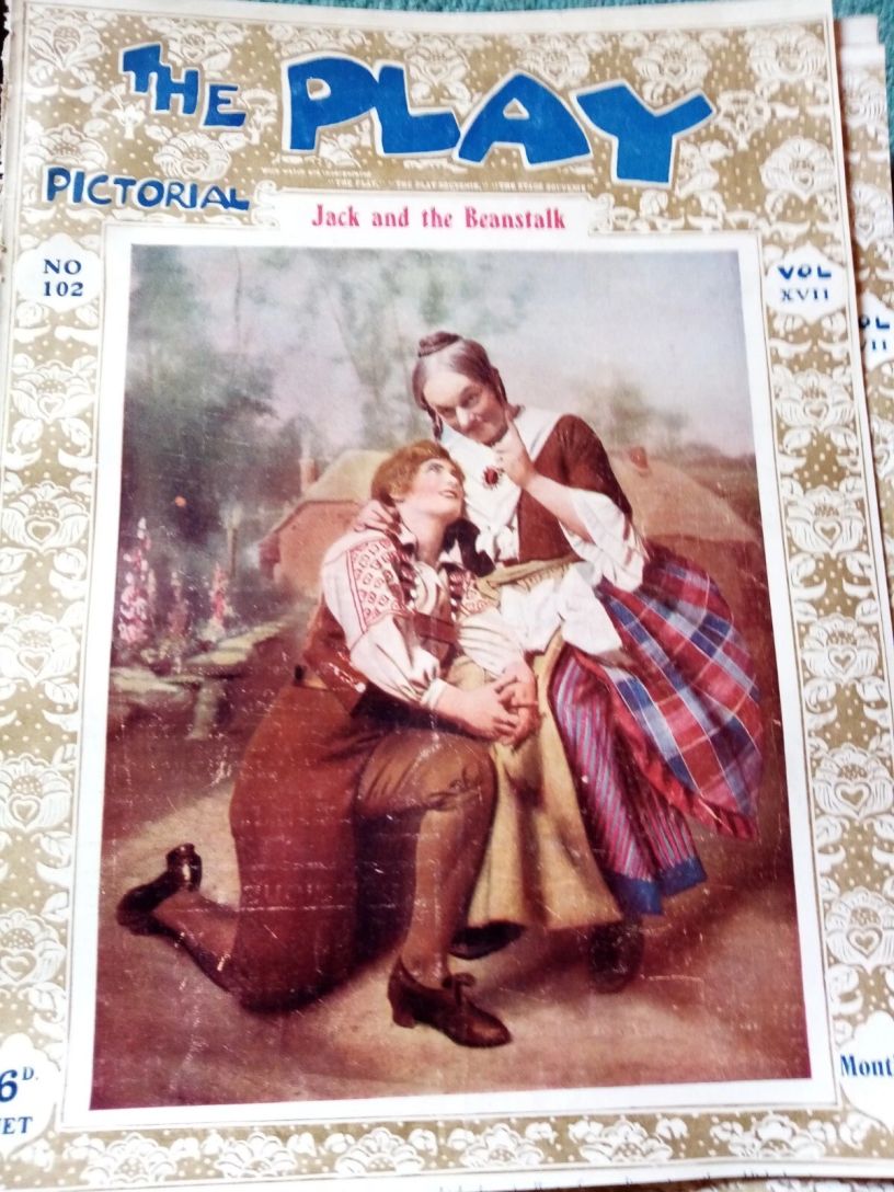 PLAY PICTORIAL magazine side cover Issue 102   1910