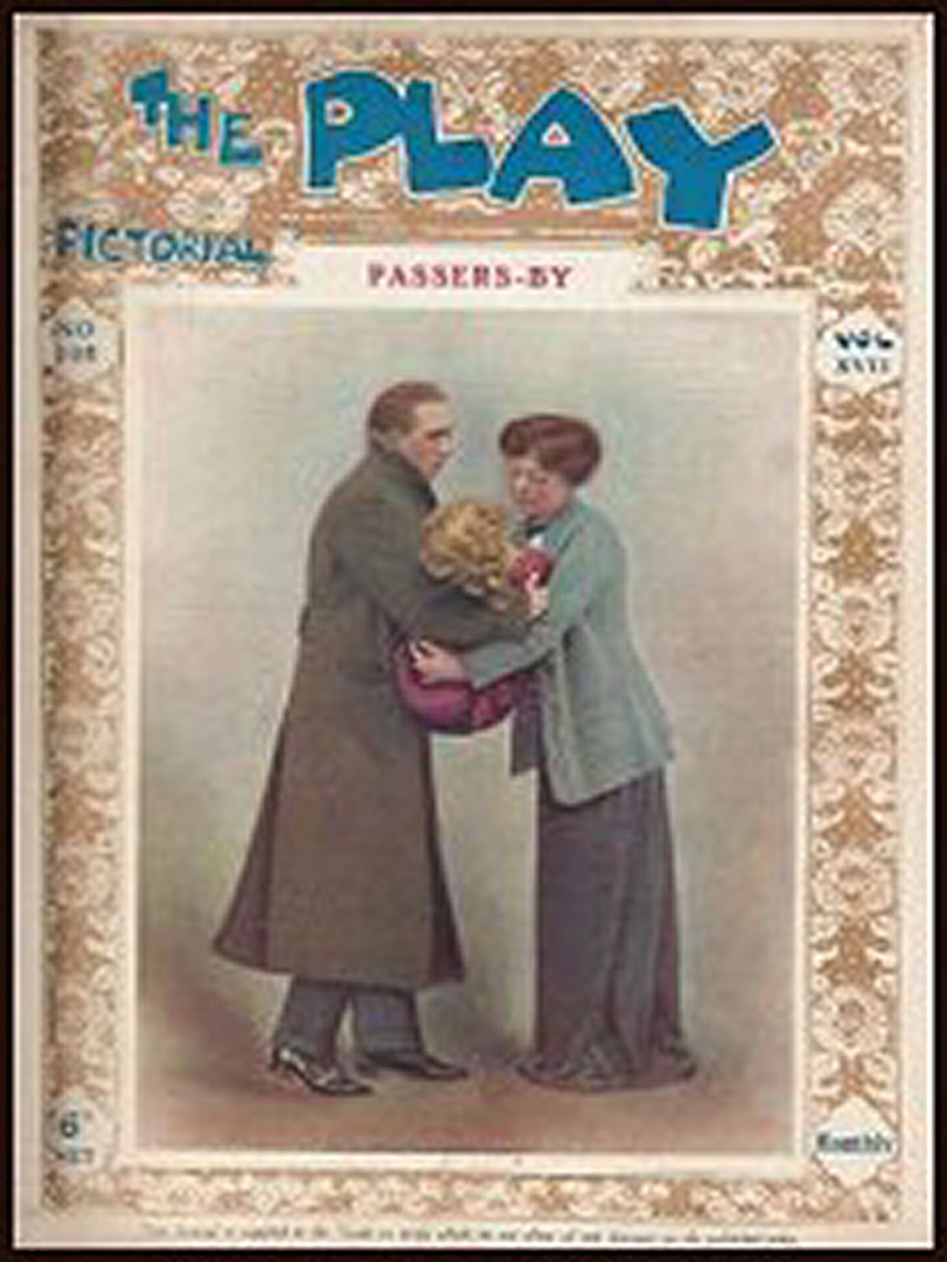 PLAY PICTORIAL magazine side cover Issue 105 29 March 1911