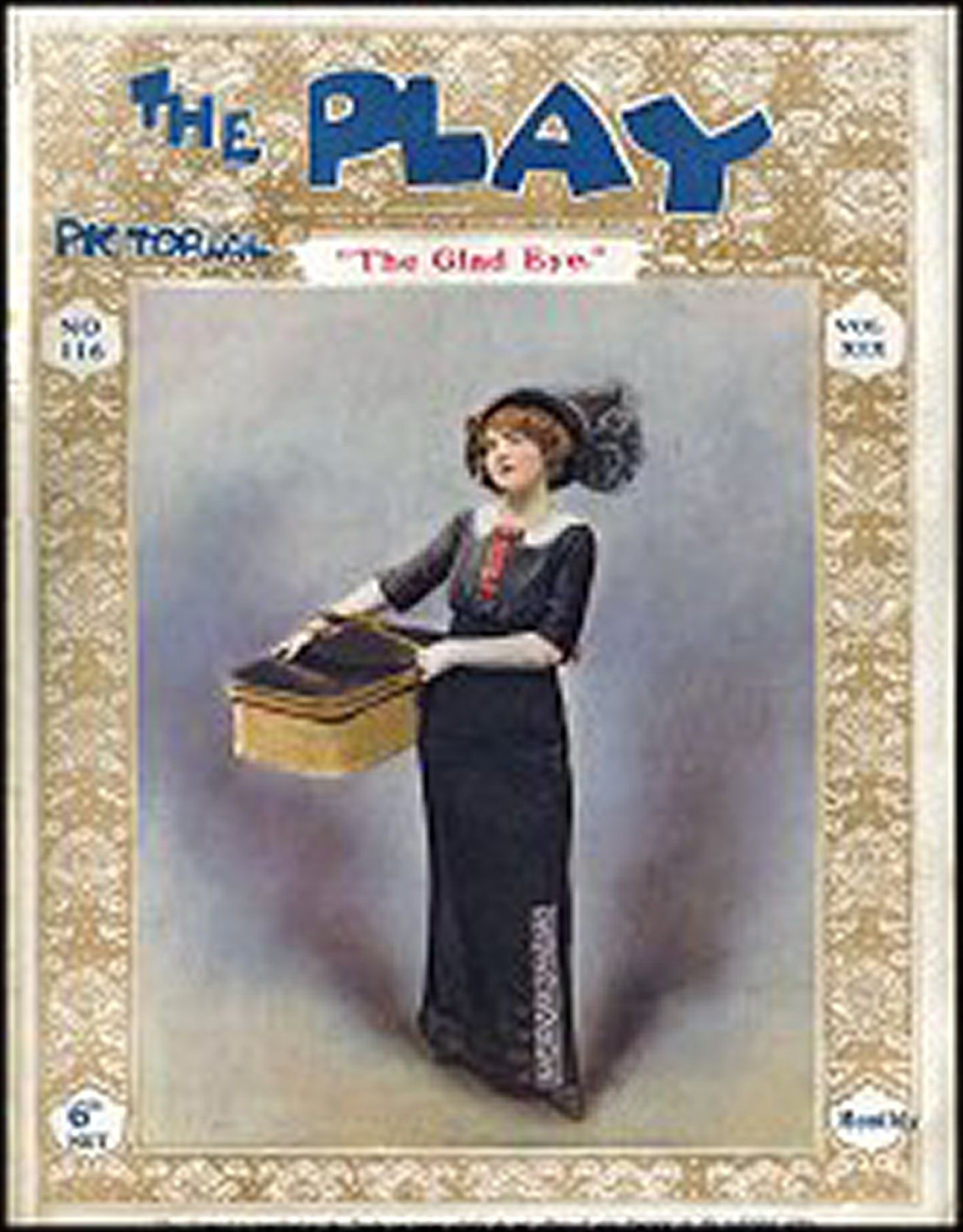 PLAY PICTORIAL magazine side cover Issue 116 4 November 1911